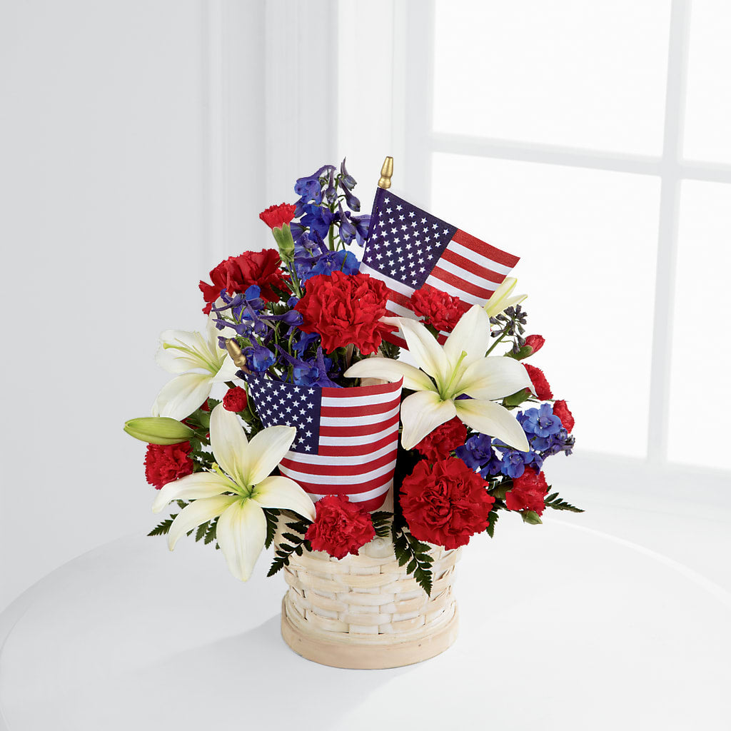 American Glory Bouquet – Petals And Blooms Flowers, Fort Leonard Wood MO