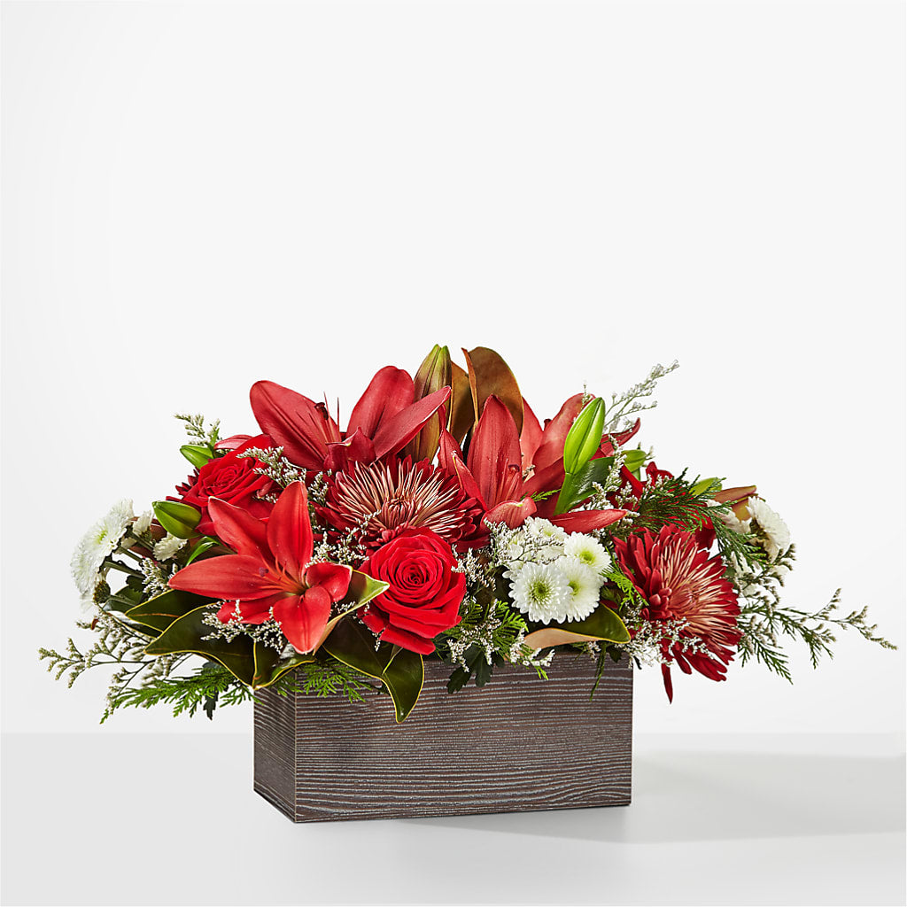 Christmas Break Bouquet – Petals And Blooms Flowers, Fort Leonard Wood MO