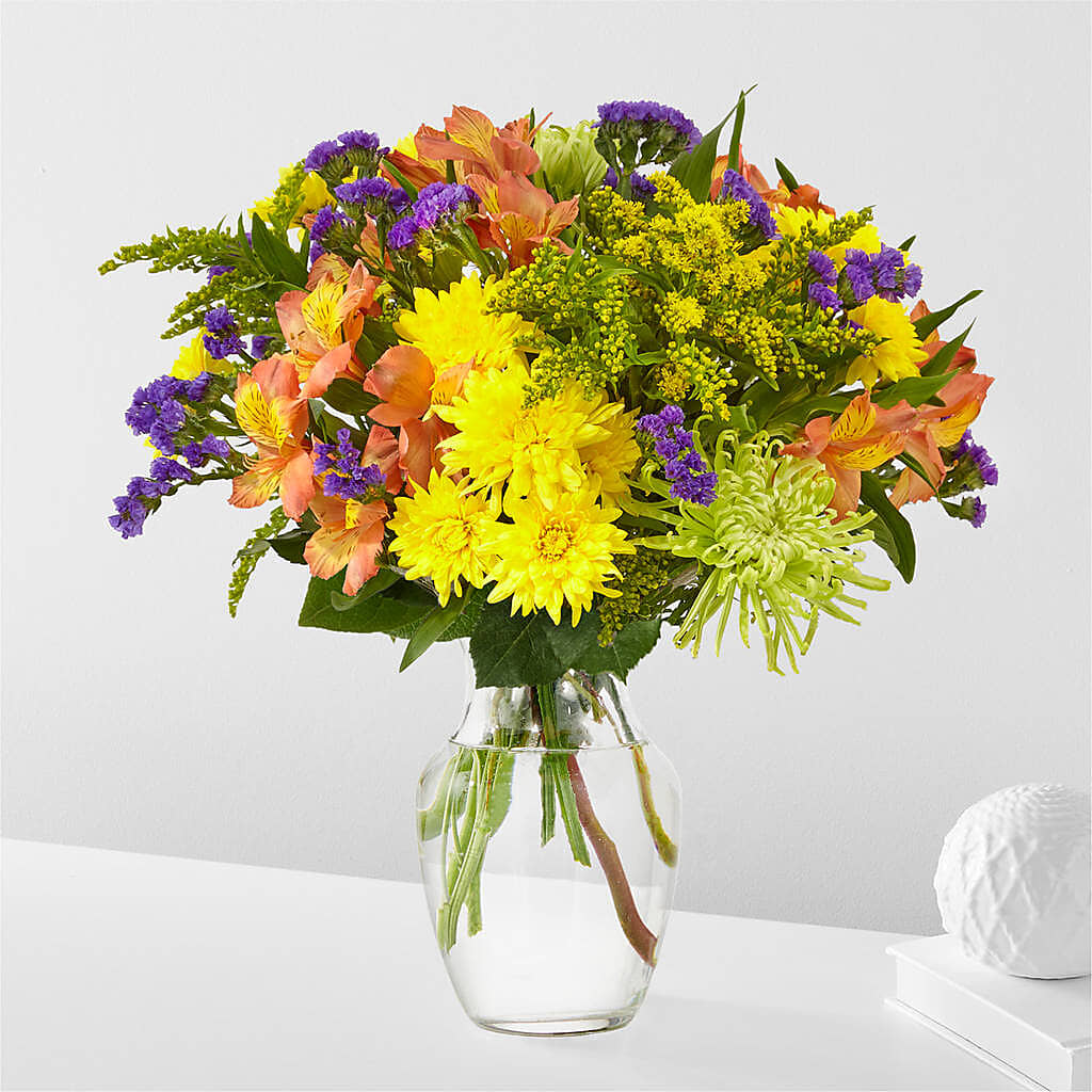 Marmalade Skies Bouquet – Petals And Blooms Flowers, Fort Leonard Wood MO