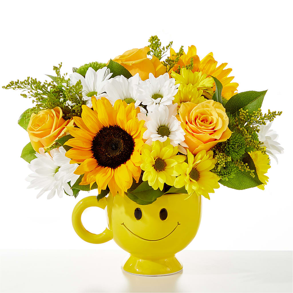 Be Happy Bouquet – Petals And Blooms Flowers, Fort Leonard Wood MO