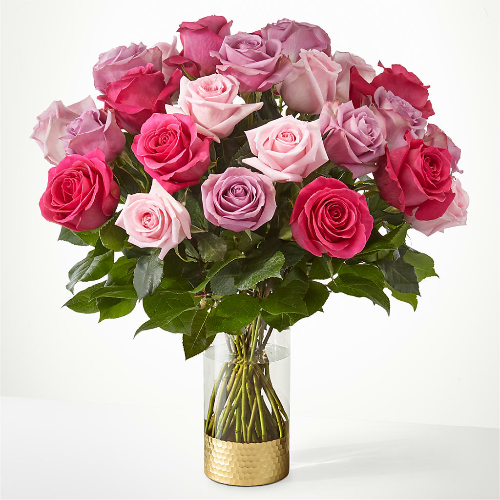 Pure Beauty Mixed Roses – Petals And Blooms Flowers, Fort Leonard Wood MO