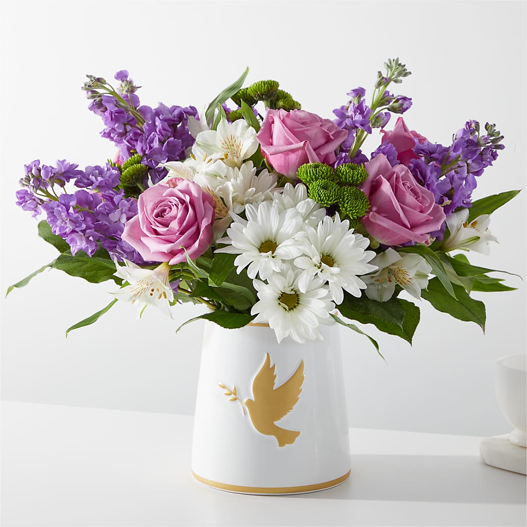 Garden of Peace Bouquet – Petals And Blooms Flowers, Fort Leonard Wood MO
