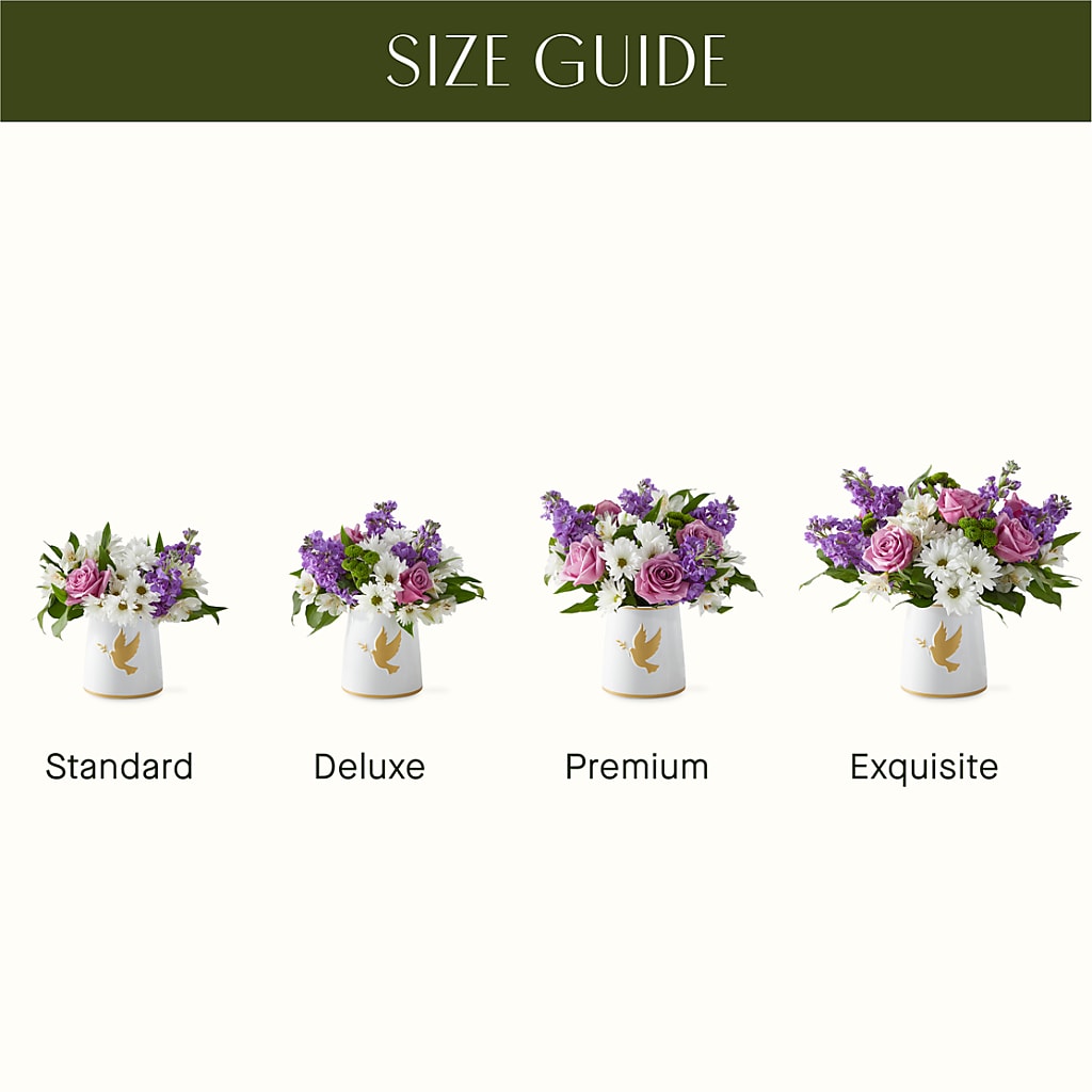 Garden of Peace Bouquet – Petals And Blooms Flowers, Fort Leonard Wood MO
