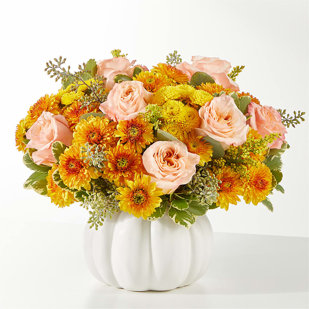 Peachy Pumpkin – Petals And Blooms Flowers, Fort Leonard Wood MO