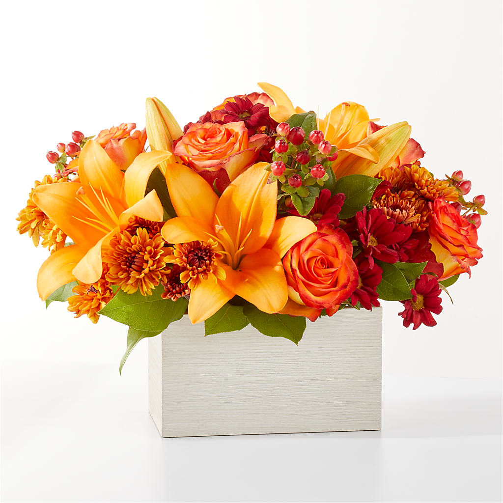Backyard Bonfire Bouquet – Petals And Blooms Flowers, Fort Leonard Wood MO