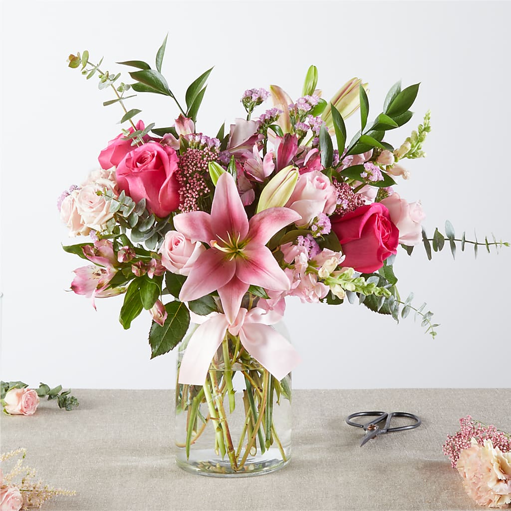 Pink Ribbon - A Florist Original – Petals And Blooms Flowers, Fort Leonard Wood MO