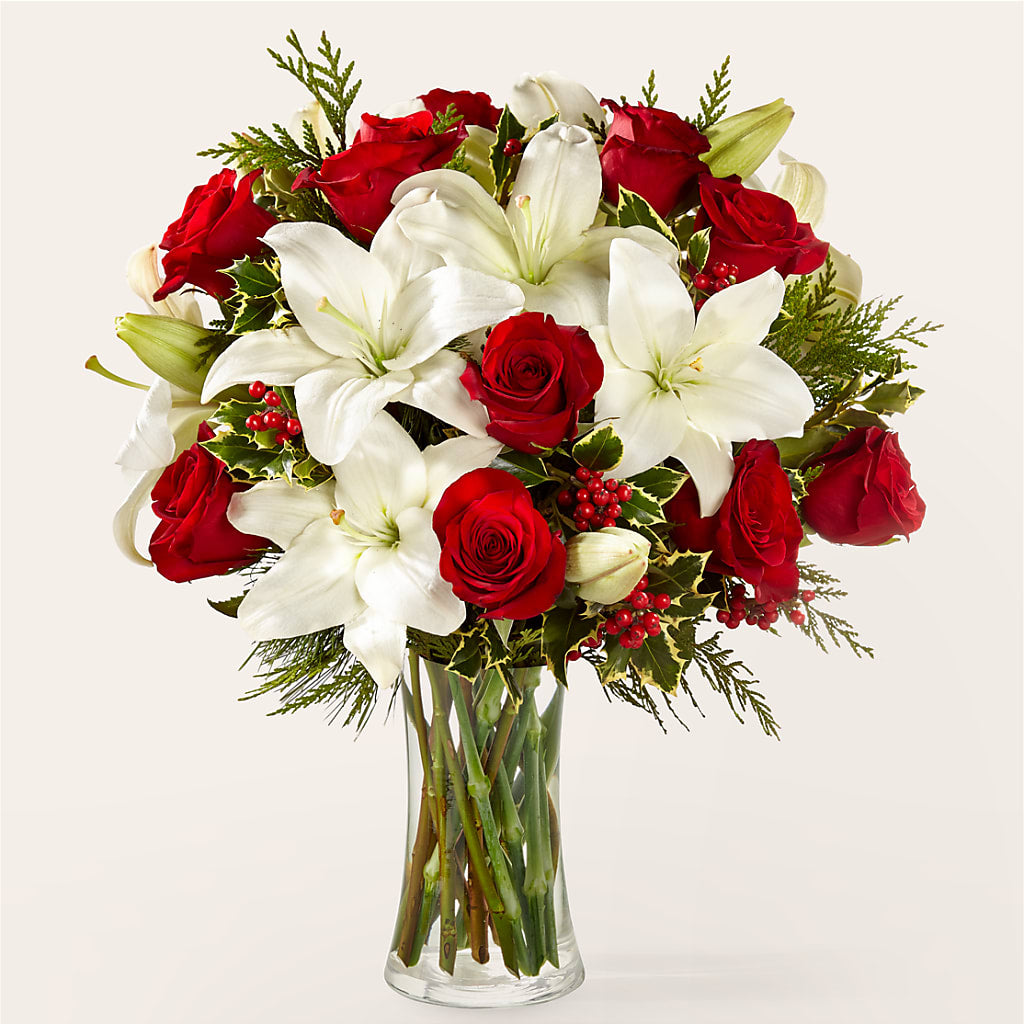 Sparkling Snowflakes Bouquet – Petals And Blooms Flowers, Fort Leonard Wood MO