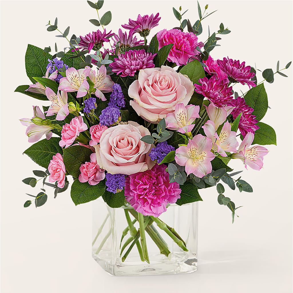 Rosy Radiance Bouquet – Petals And Blooms Flowers, Fort Leonard Wood MO