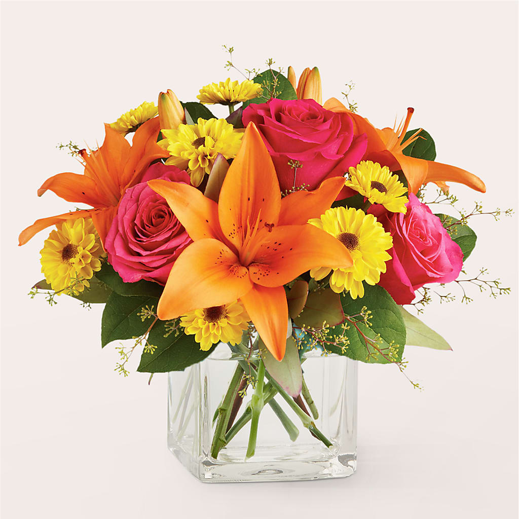 Neon Lights Bouquet – Petals And Blooms Flowers, Fort Leonard Wood MO