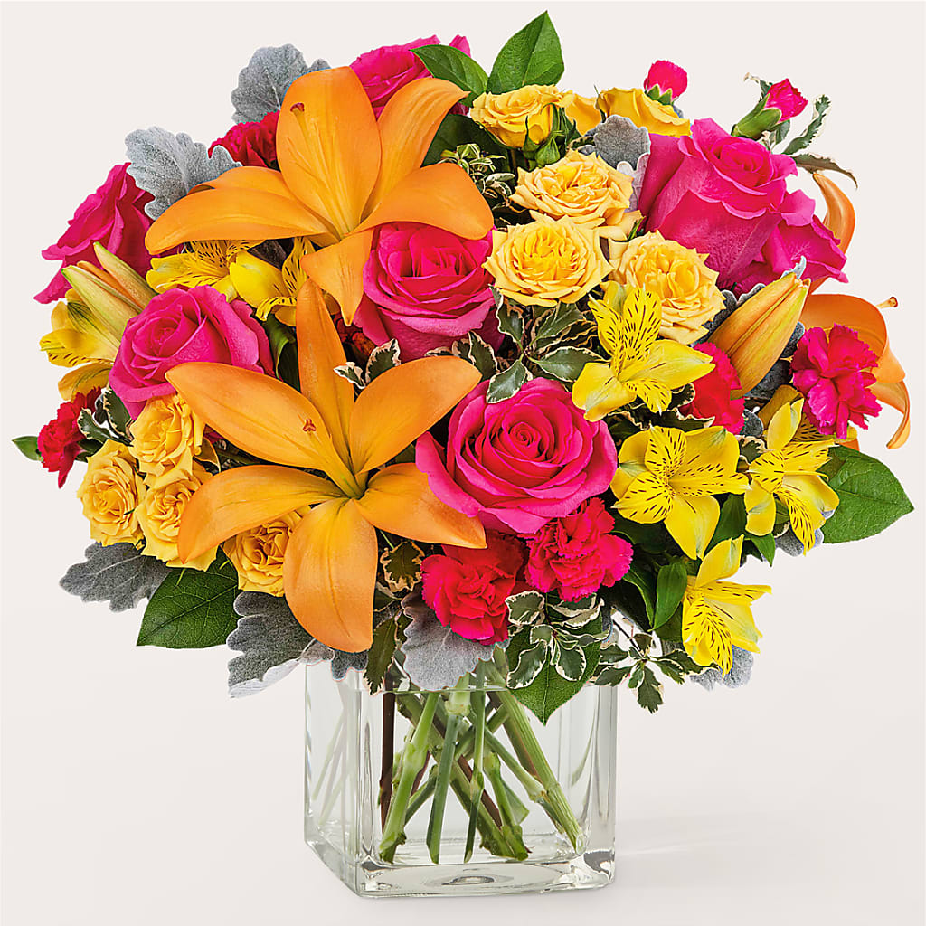 To the Tropics Bouquet – Petals And Blooms Flowers, Fort Leonard Wood MO