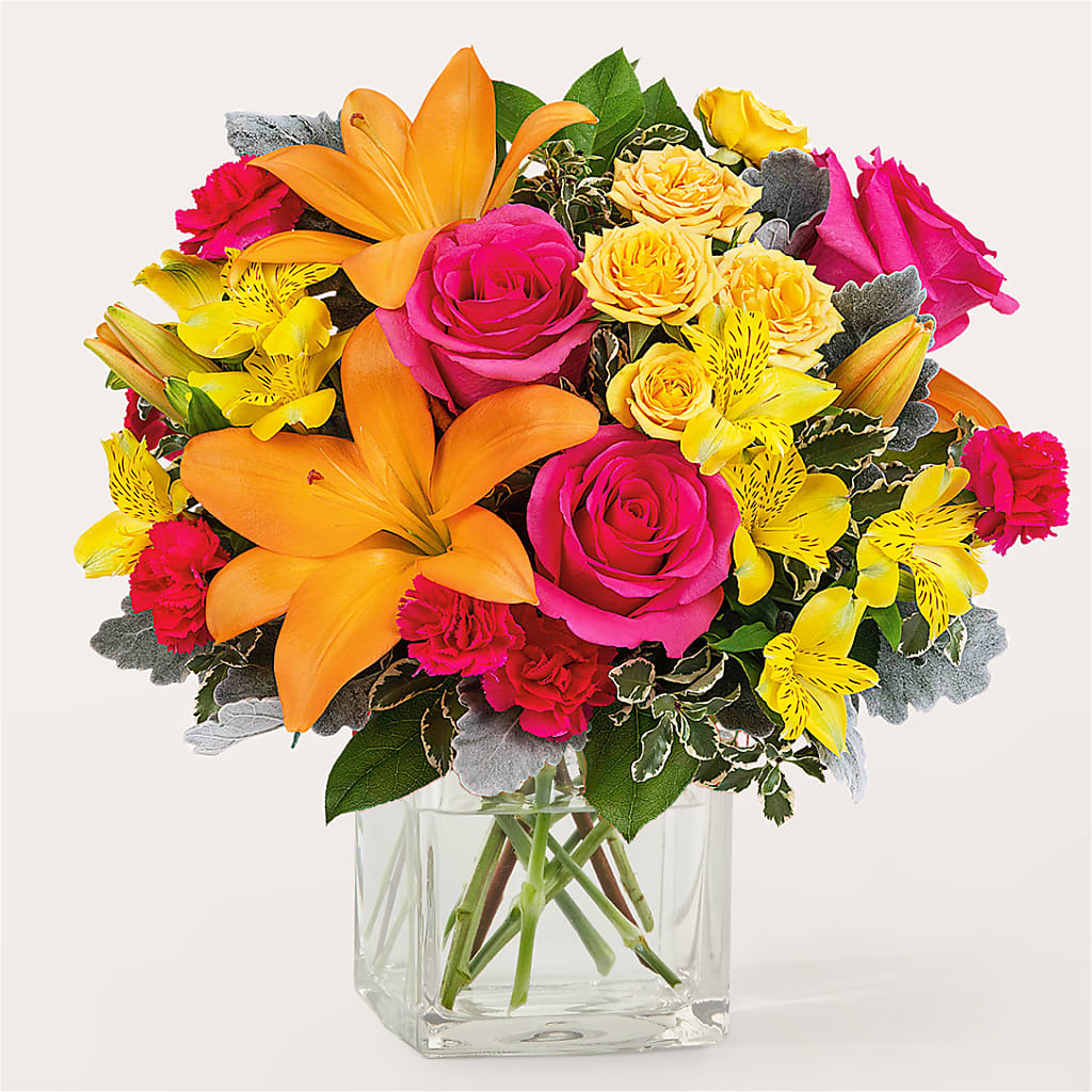 To the Tropics Bouquet – Petals And Blooms Flowers, Fort Leonard Wood MO