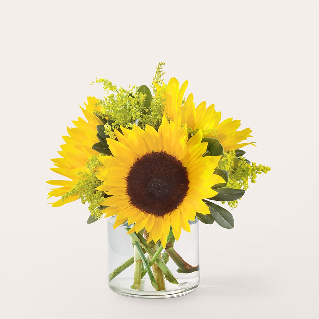 Beaming Sunflower Bouquet – Petals And Blooms Flowers, Fort Leonard Wood MO