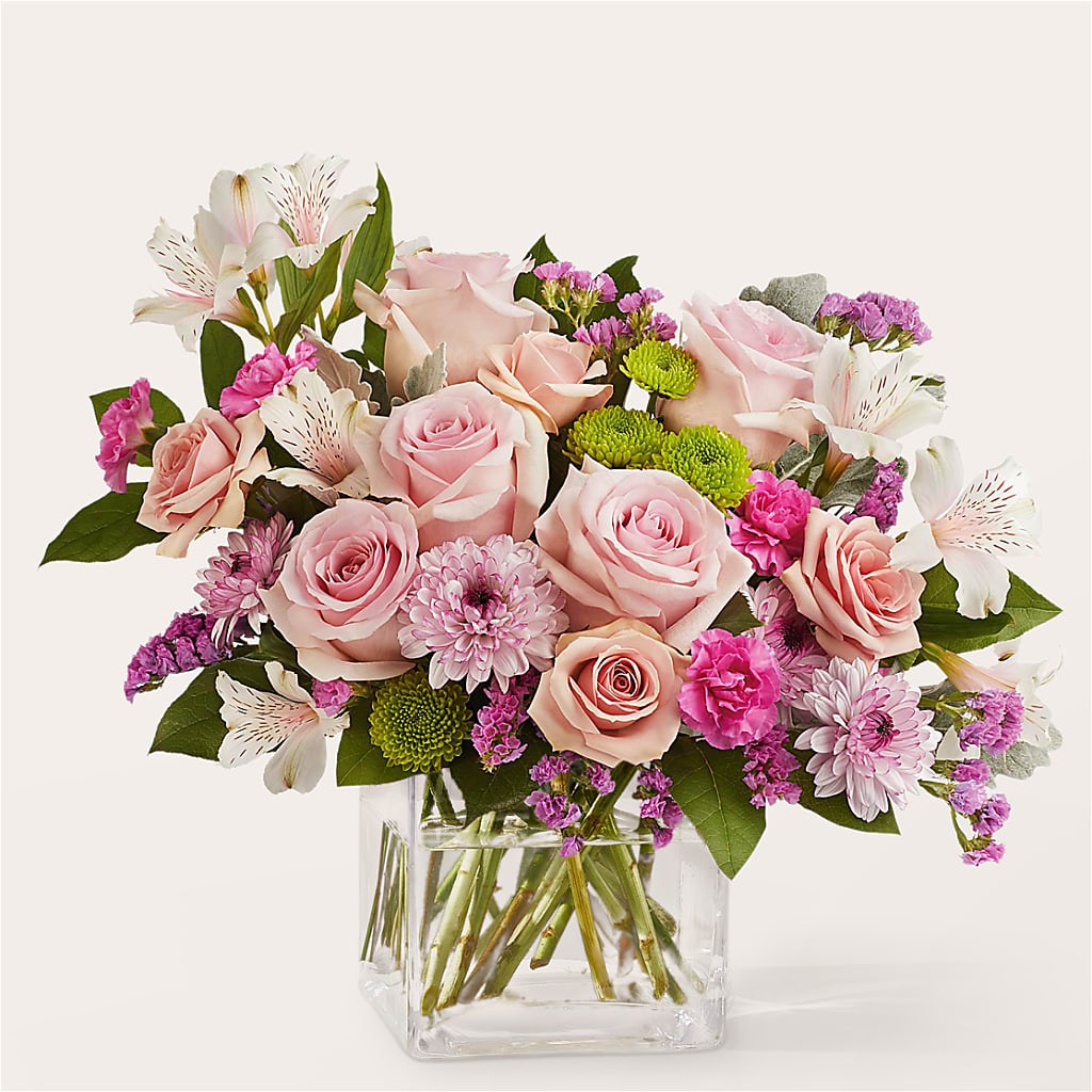 Pink Suede Bouquet – Petals And Blooms Flowers, Fort Leonard Wood MO