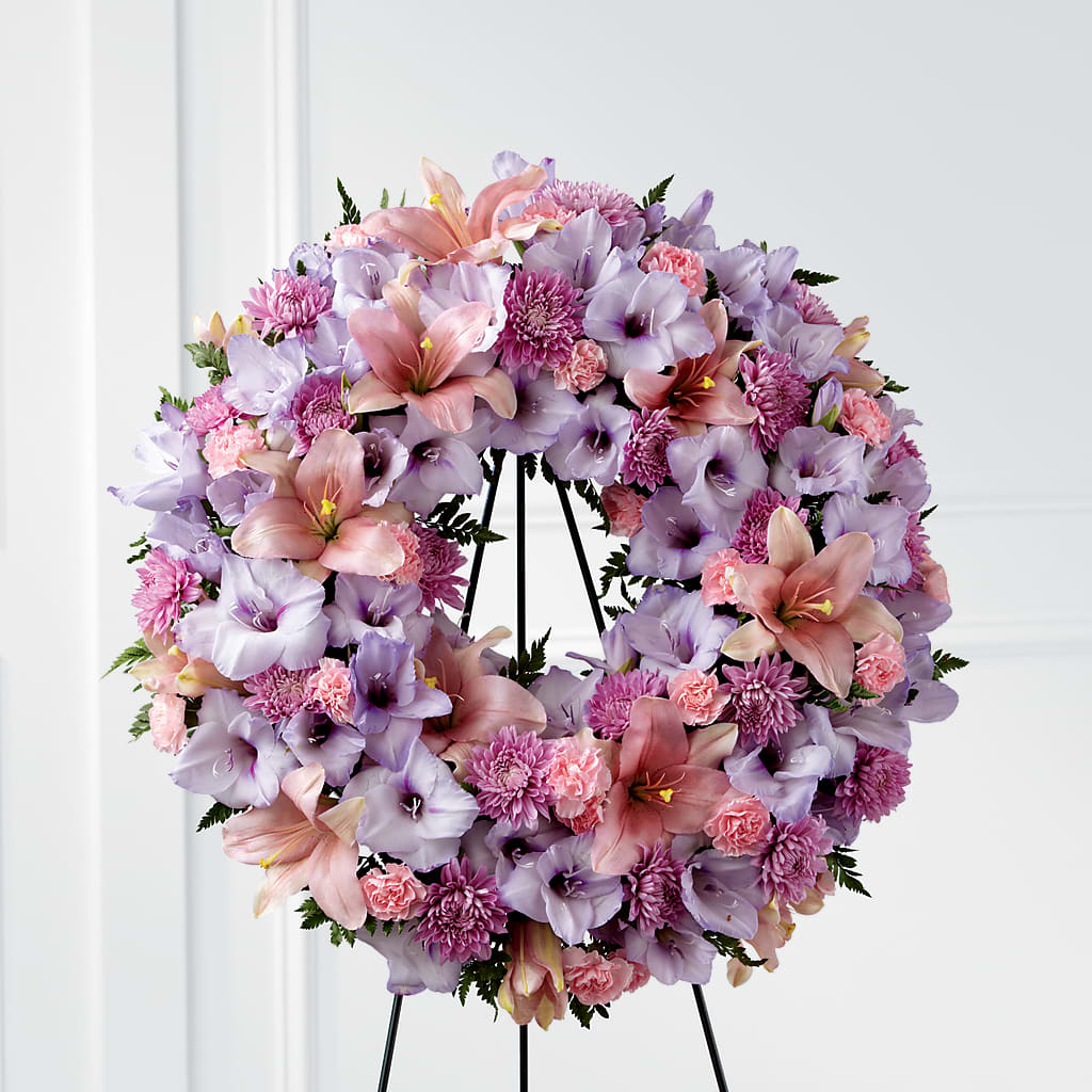 Beloved Friend Wreath – Petals And Blooms Flowers, Fort Leonard Wood MO
