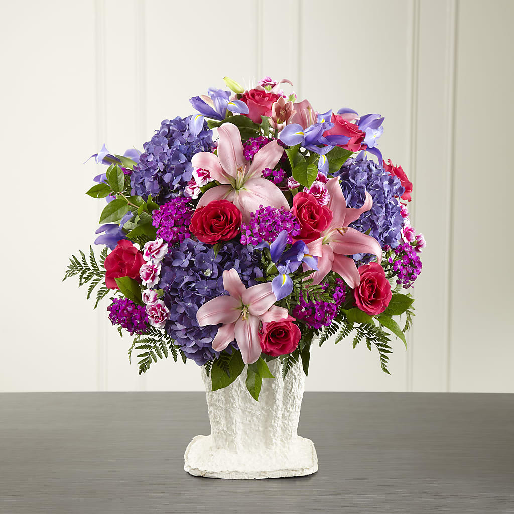 We Fondly Remember Arrangement – Petals And Blooms Flowers, Fort Leonard Wood MO