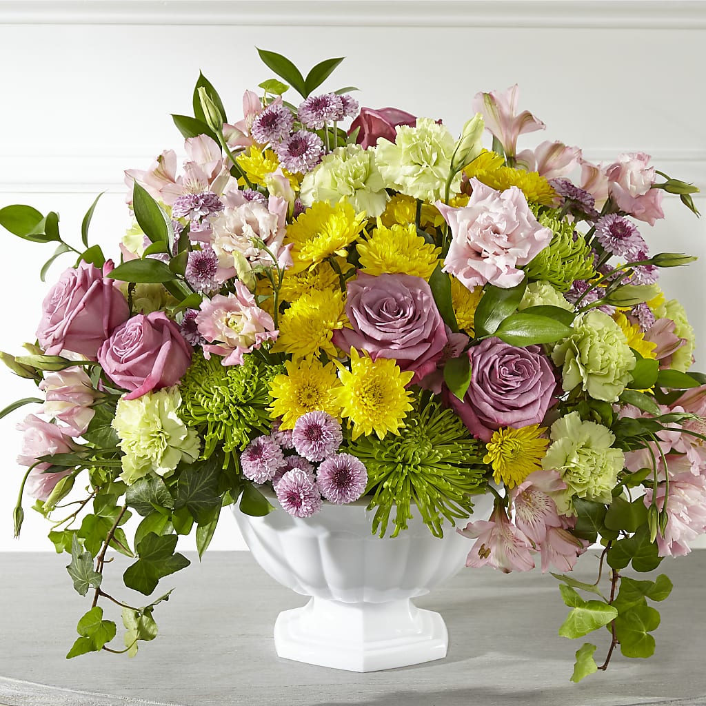 Healing Thoughts Arrangement – Petals And Blooms Flowers, Fort Leonard Wood MO