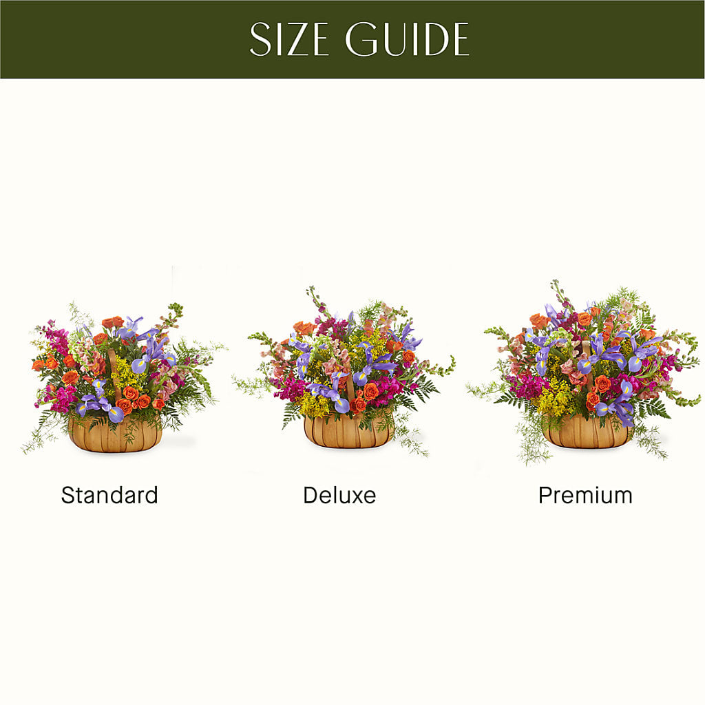 Garden of Life Basket – Petals And Blooms Flowers, Fort Leonard Wood MO