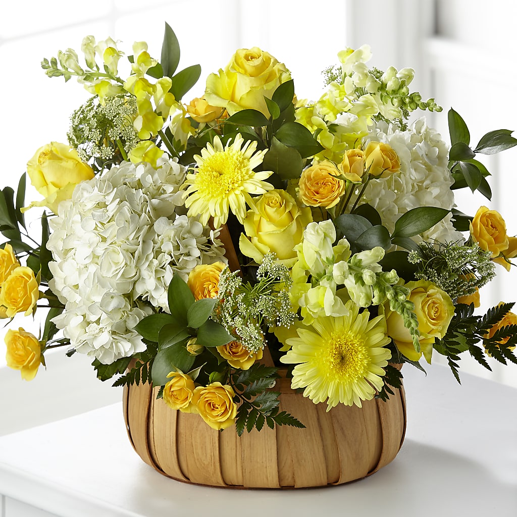 Rustic Remembrance Basket – Petals And Blooms Flowers, Fort Leonard Wood MO