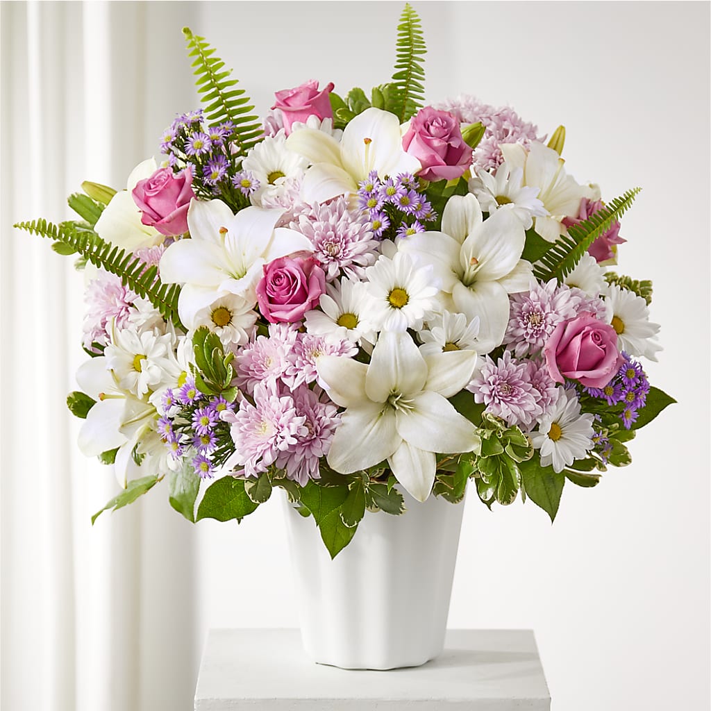 Warmest Thoughts Tabletop Basket – Petals And Blooms Flowers, Fort Leonard Wood MO