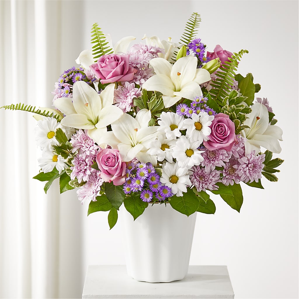 Warmest Thoughts Tabletop Basket – Petals And Blooms Flowers, Fort Leonard Wood MO