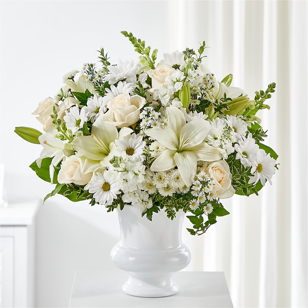 Uplifting Urn Arrangement – Petals And Blooms Flowers, Fort Leonard Wood MO