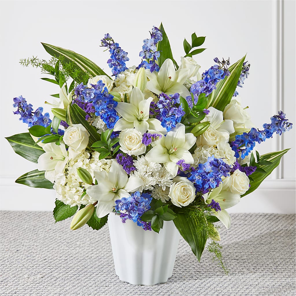 Take Comfort Floor Basket – Petals And Blooms Flowers, Fort Leonard Wood MO