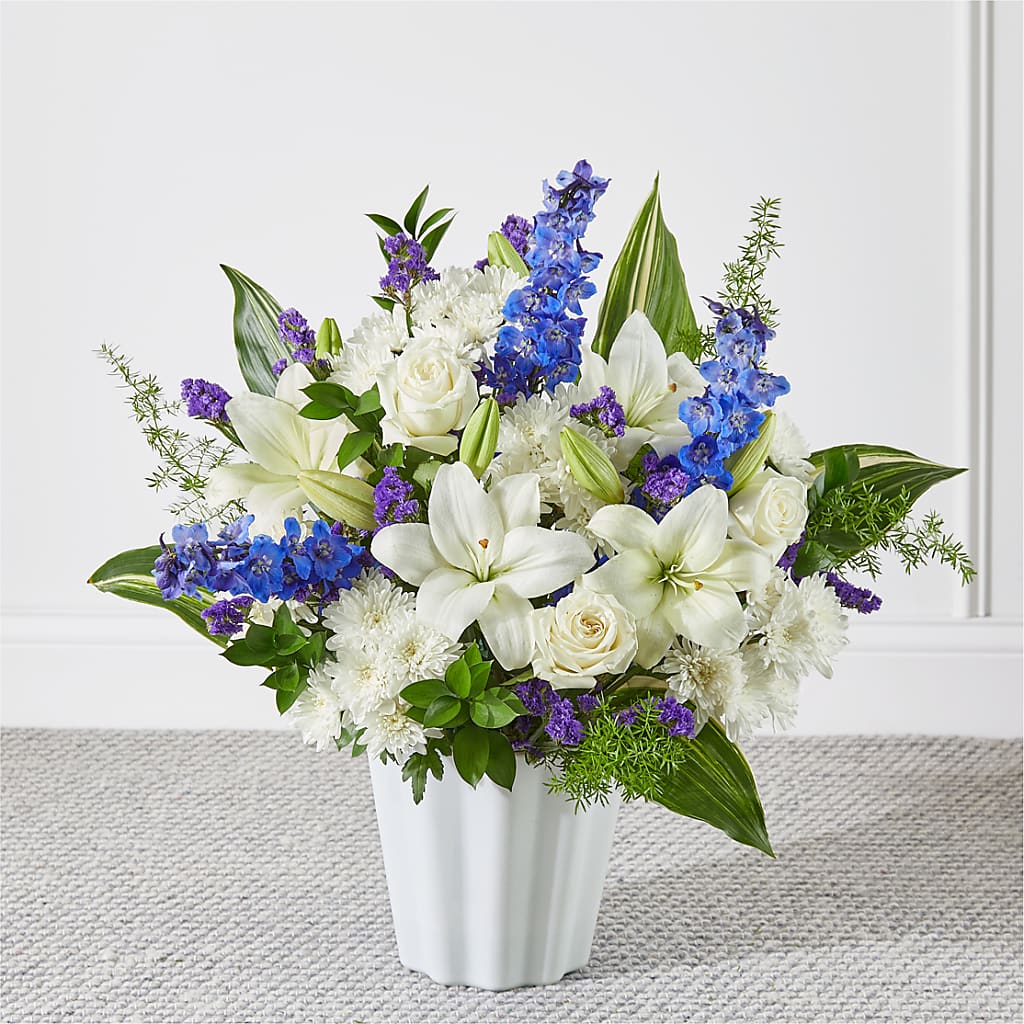 Take Comfort Floor Basket – Petals And Blooms Flowers, Fort Leonard Wood MO