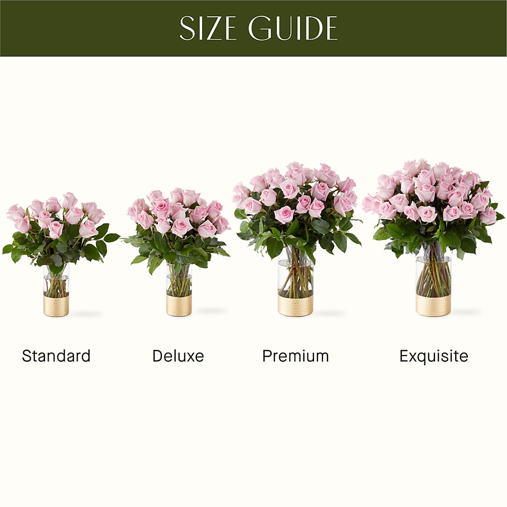 Picture Perfect Pink Rose Bouquet – Petals And Blooms Flowers, Fort Leonard Wood MO