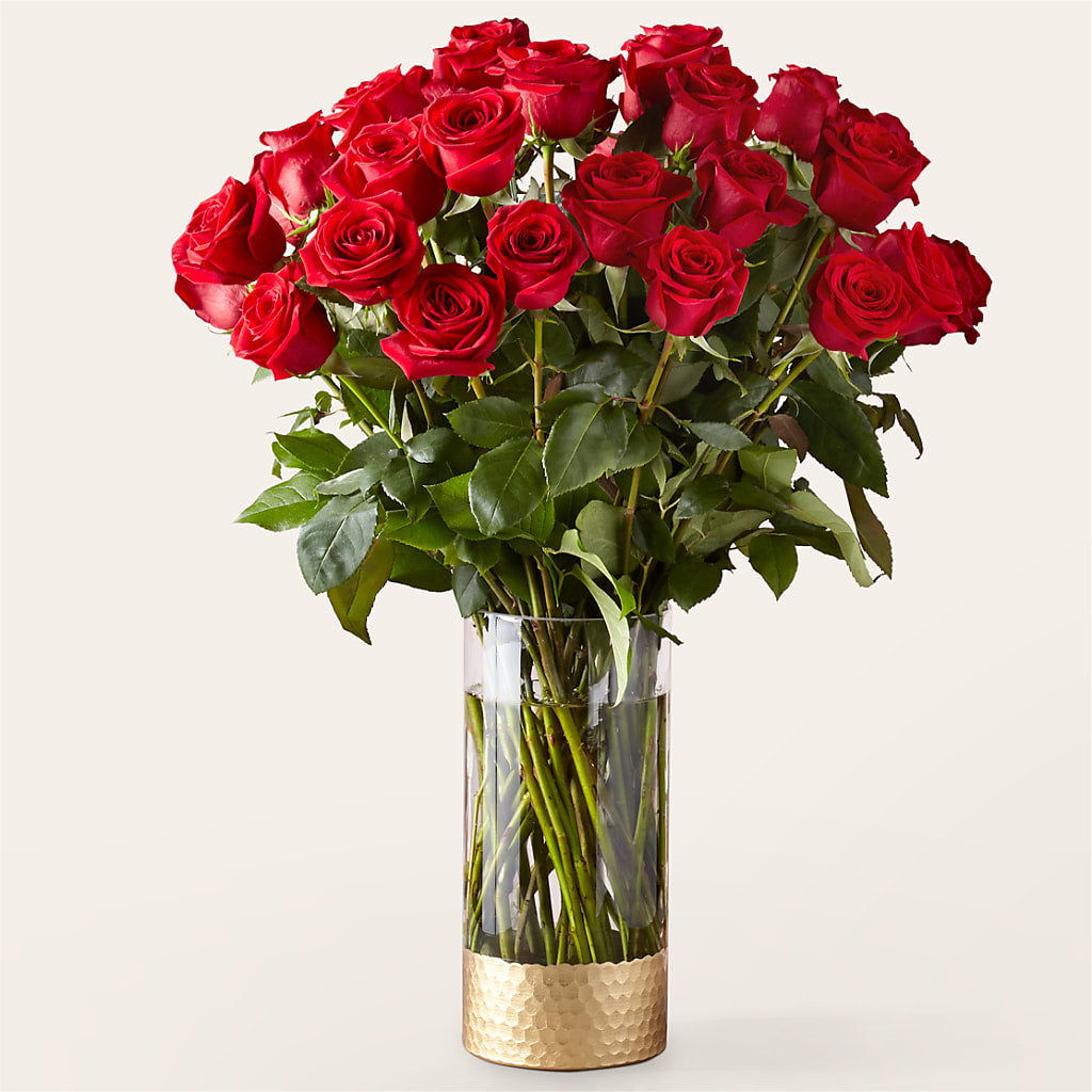 Classic Love Red Rose Bouquet – Petals And Blooms Flowers, Fort Leonard Wood MO