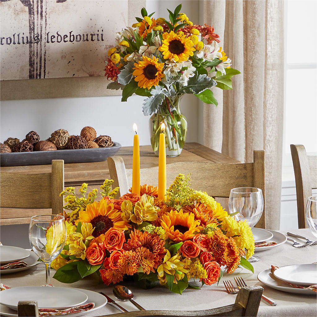 Golden Gathering Bundle – Petals And Blooms Flowers, Fort Leonard Wood MO