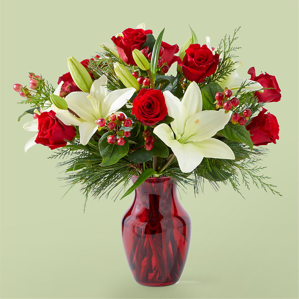 Evergreen Delight Bouquet – Petals And Blooms Flowers, Fort Leonard Wood MO