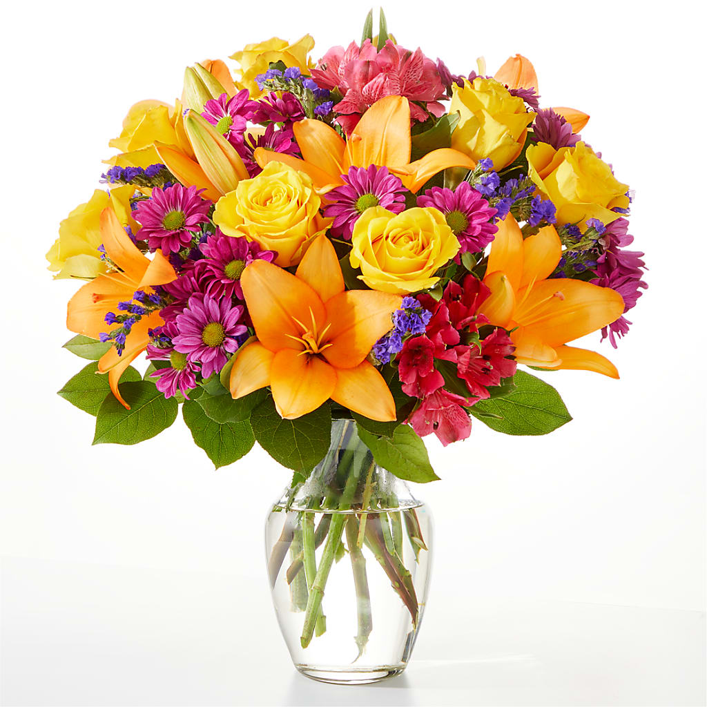 Colorful Visions Bouquet – Petals And Blooms Flowers, Fort Leonard Wood MO
