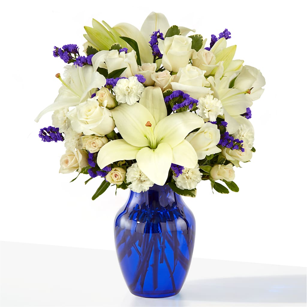 Sapphire Rush Bouquet – Petals And Blooms Flowers, Fort Leonard Wood MO