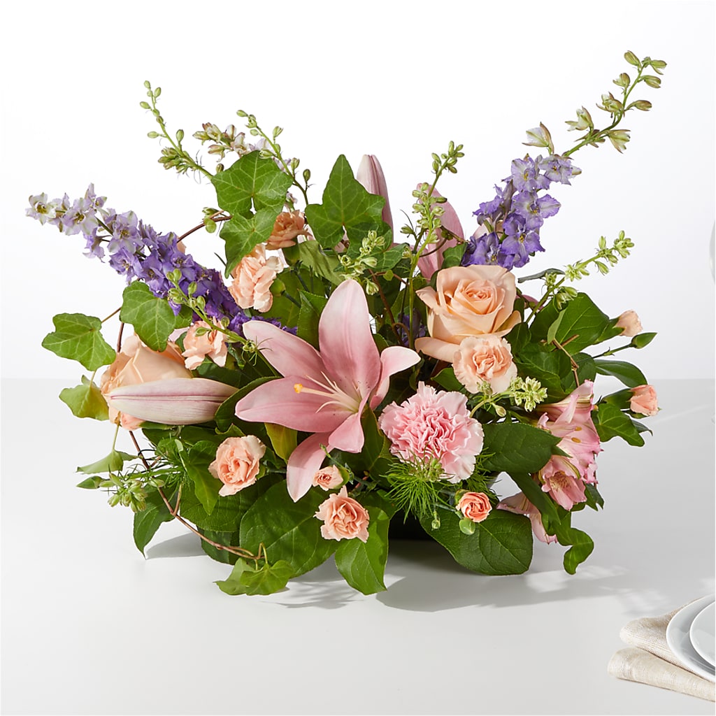 Blossom Time Centerpiece – Petals And Blooms Flowers, Fort Leonard Wood MO