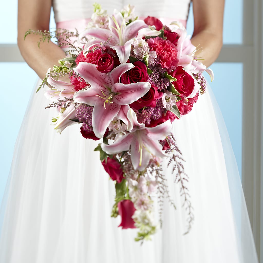 Lily & Rose Bouquet – Petals And Blooms Flowers, Fort Leonard Wood MO