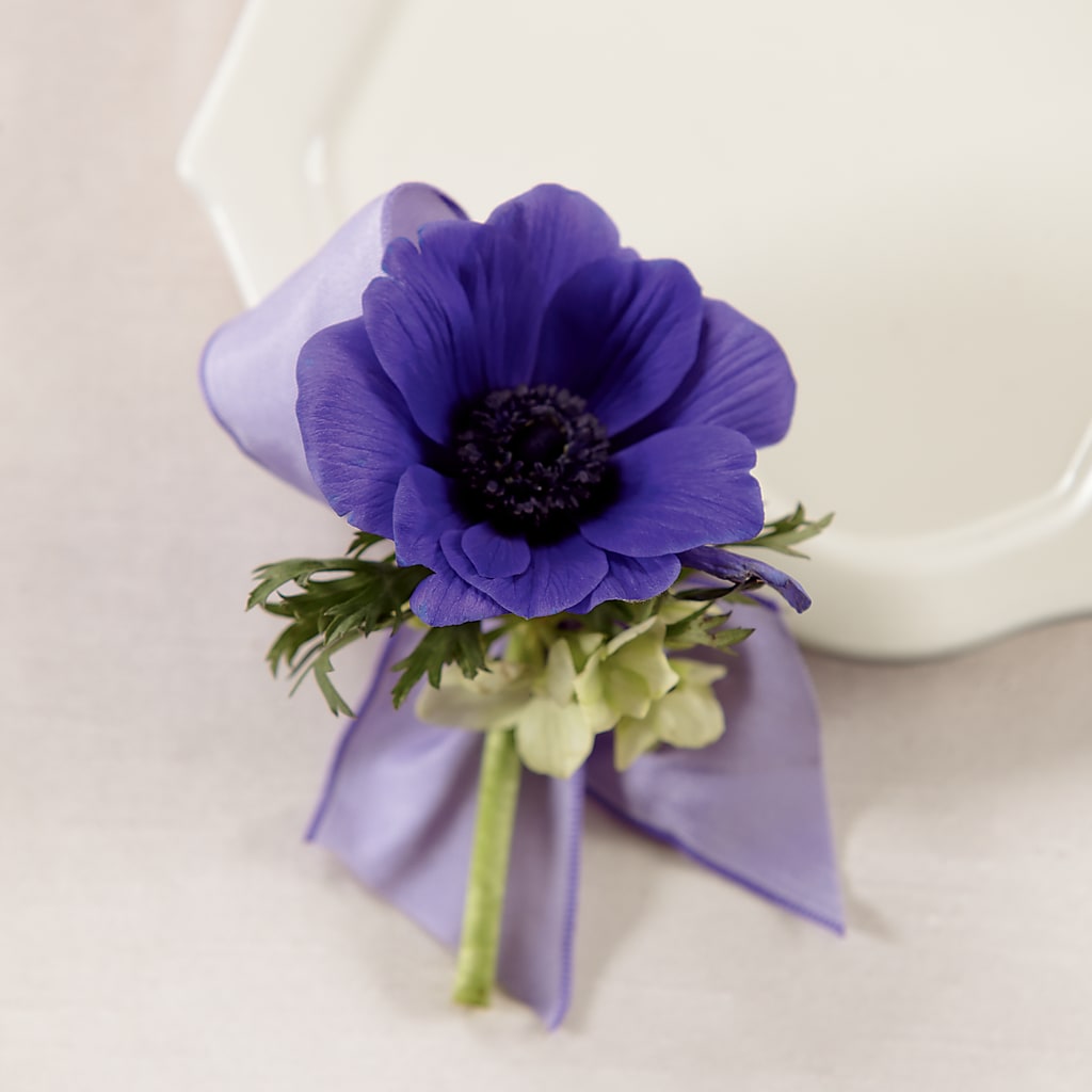 Purple Passion Boutonniere – Petals And Blooms Flowers, Fort Leonard Wood MO