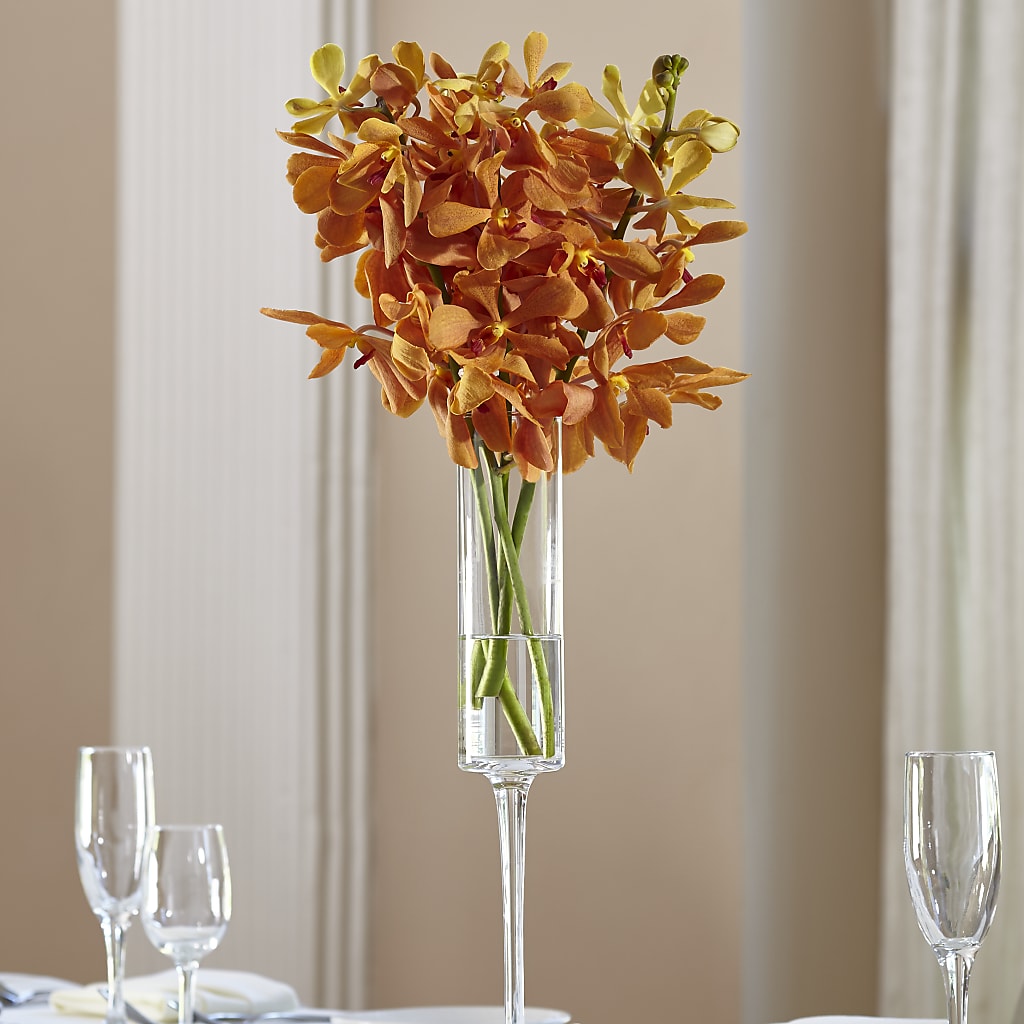 Orange Mokara Bouquet – Petals And Blooms Flowers, Fort Leonard Wood MO