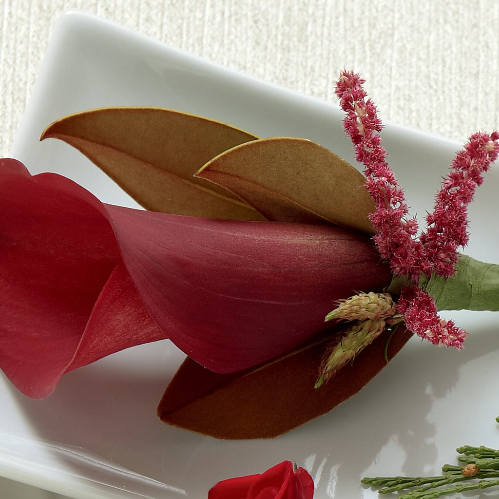 Red Calla Boutonniere – Petals And Blooms Flowers, Fort Leonard Wood MO