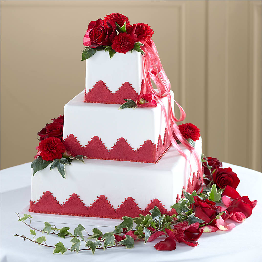 Forever Happiness Cake Decor – Petals And Blooms Flowers, Fort Leonard Wood MO