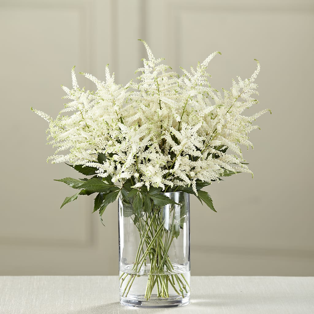White Astilbe Bouquet – Petals And Blooms Flowers, Fort Leonard Wood MO