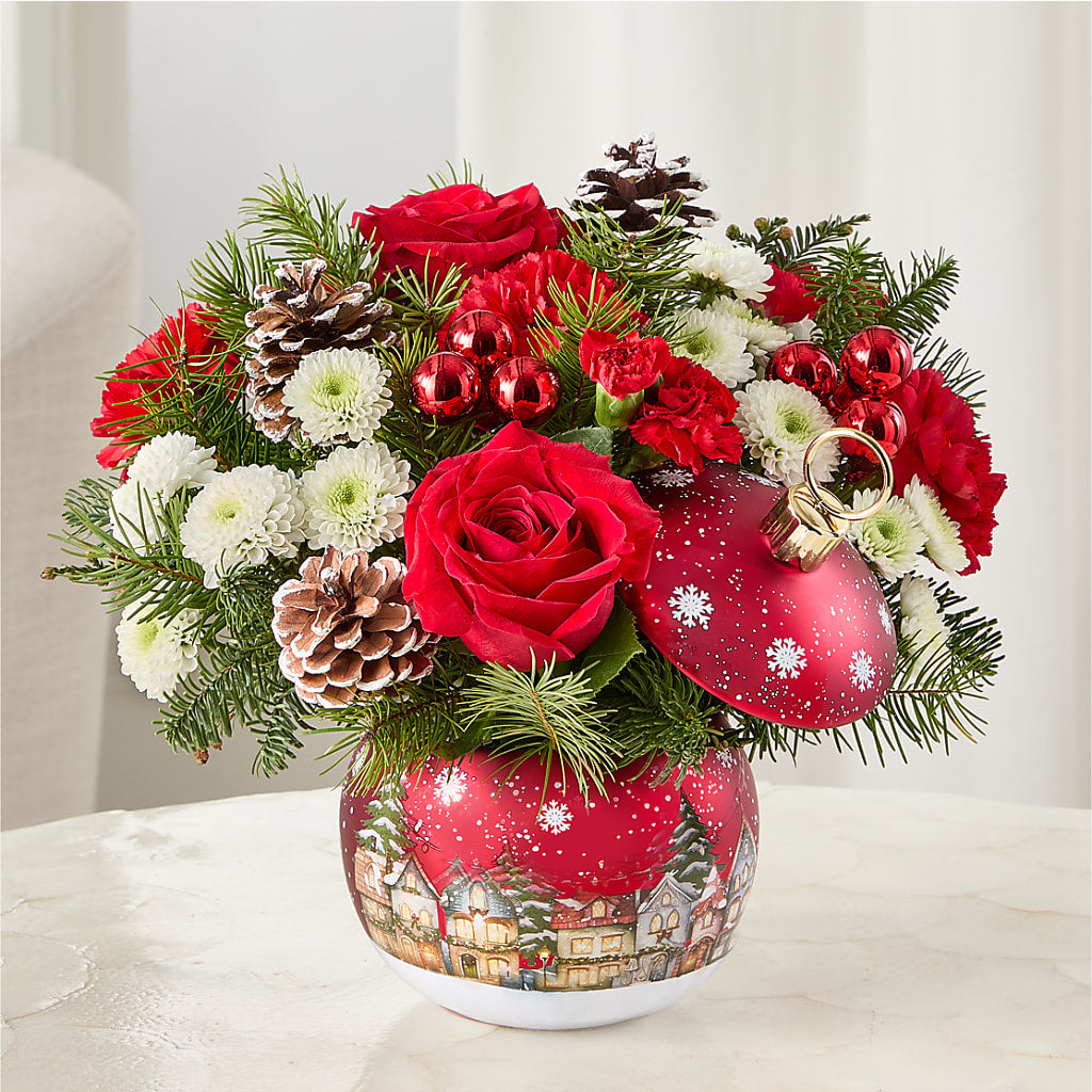 Christmas Carols Ornament –  Petals And Blooms Flowers, Fort Leonard Wood MO