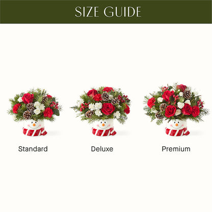 Jolly Snowman Bouquet –  Petals And Blooms Flowers, Fort Leonard Wood MO
