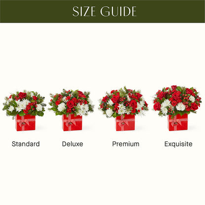 Presents Under the Tree Bouquet –  Petals And Blooms Flowers, Fort Leonard Wood MO