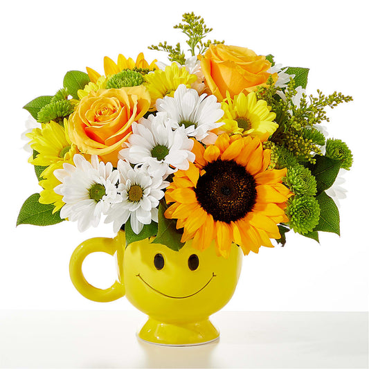 Be Happy Bouquet –  Petals And Blooms Flowers, Fort Leonard Wood MO