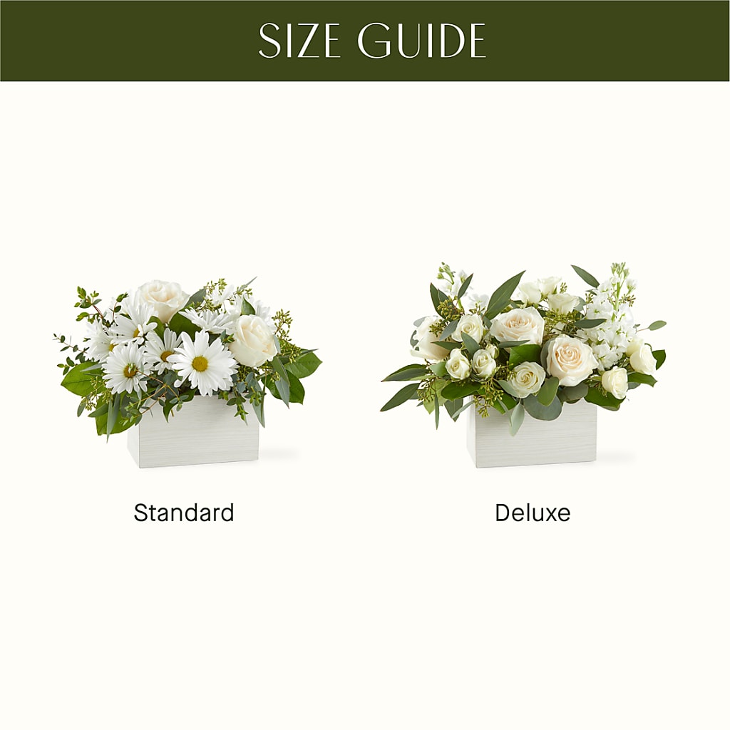 Fresh Linen Box Bouquet –  Petals And Blooms Flowers, Fort Leonard Wood MO