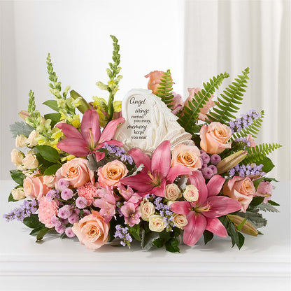 Gentle Light Arrangement –  Petals And Blooms Flowers, Fort Leonard Wood MO