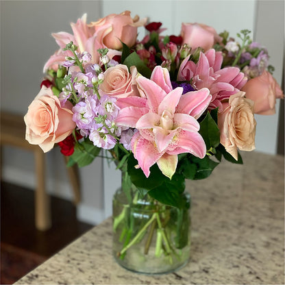 Romantique Bouquet –  Petals And Blooms Flowers, Fort Leonard Wood MO
