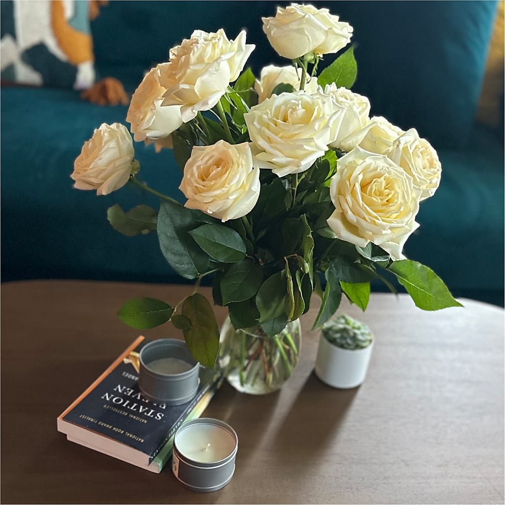 Long Stem Yellow Rose Bouquet –  Petals And Blooms Flowers, Fort Leonard Wood MO