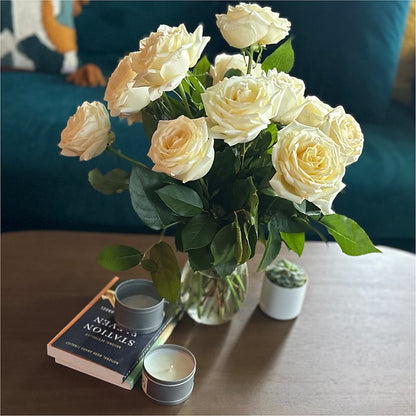 Long Stem Yellow Rose Bouquet –  Petals And Blooms Flowers, Fort Leonard Wood MO