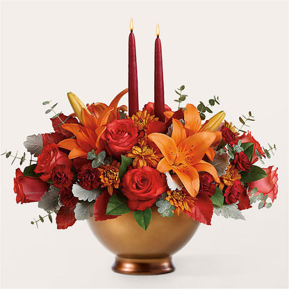 Fruits of Fall Centerpiece –  Petals And Blooms Flowers, Fort Leonard Wood MO